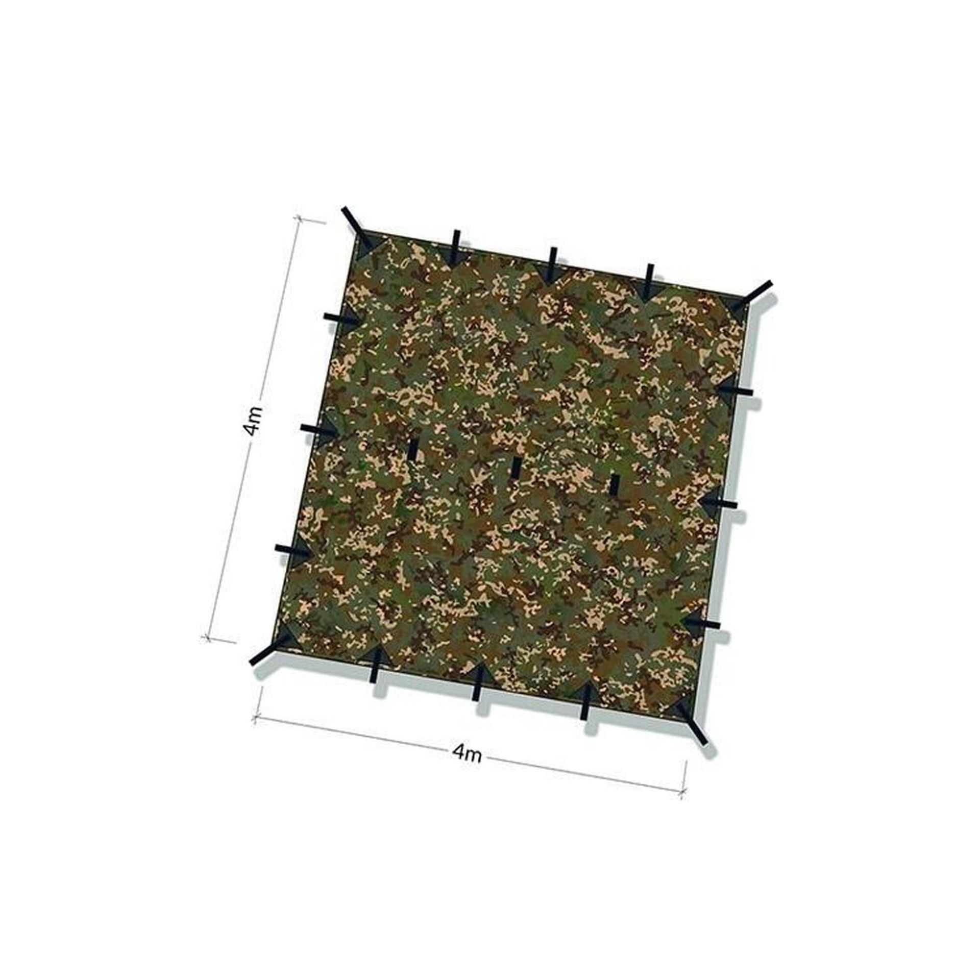 Tarp płachta DD Hammocks 4x4 kamuflaż MC Uk