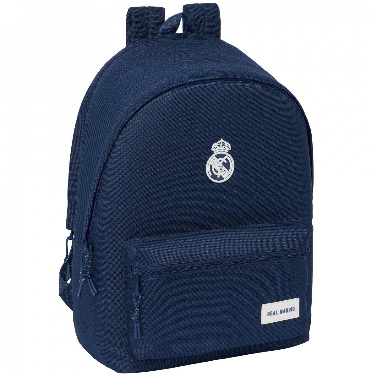 Real Madryt plecak sportowy z miejscem na laptopa granatowy