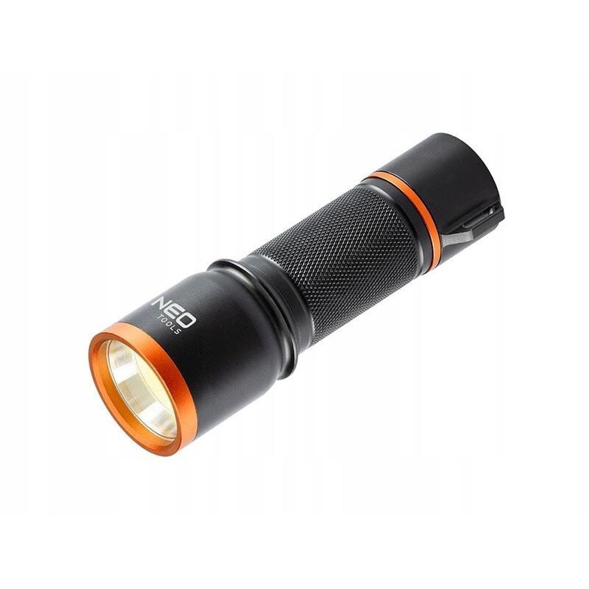 NEO Latarka bateryjna 3xAA 200 lm COB LED