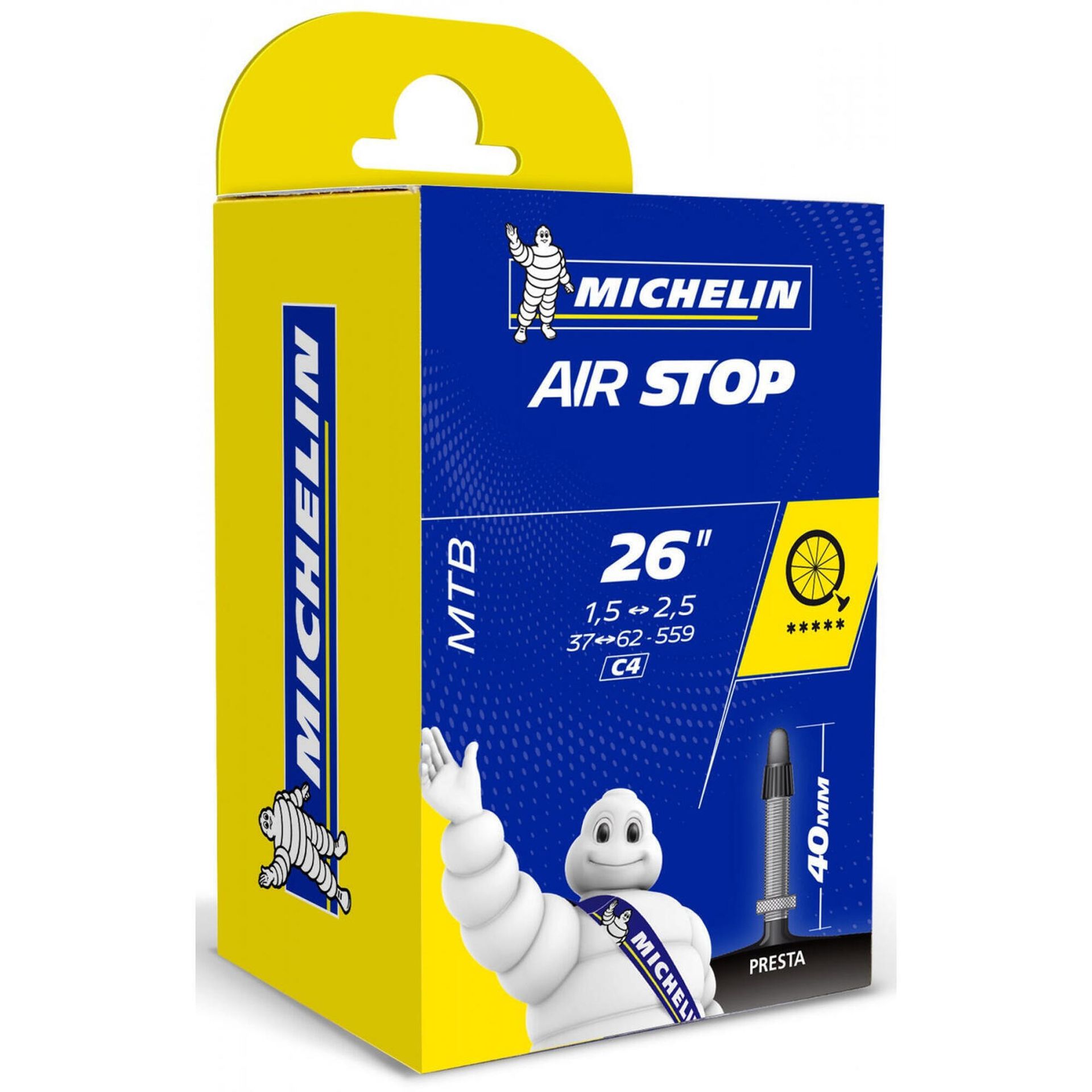 Michelin Wąż C4 AIRSTOP 26 Presta 40, czarny, 37/54 X 559, fa3467036 091062