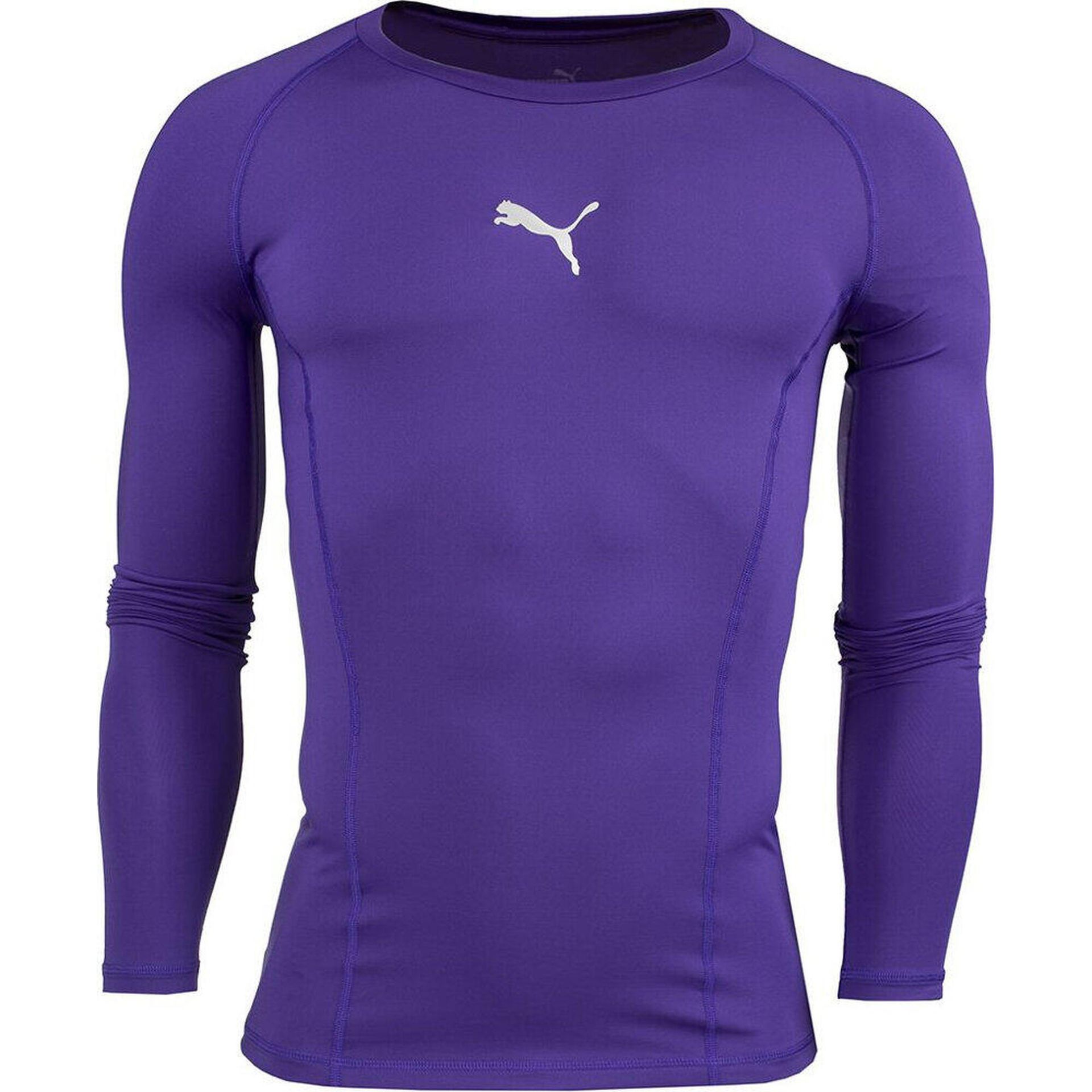 Puma męska ligi Base Layer Tee LS Shirt, fioletowy, l 655920 10