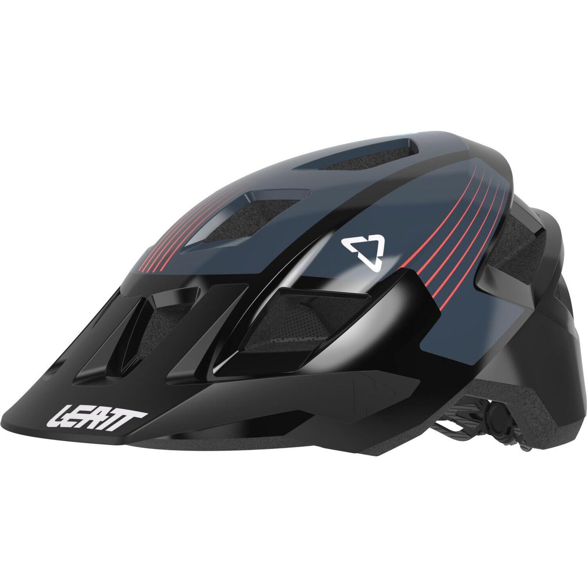 Leatt Leatt MTB All Mountain 1.0 Helmet Youth, czarny 50-54cm 2022 Kaski dla dzieci LE-HLT-2260/2312/XS