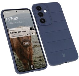 Bizon Pancerne etui Case Tur do Galaxy S25 Plus, granatowe