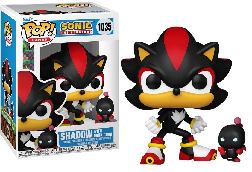 funko pop! sonic buddy 1035 shadow with dark chao figurka