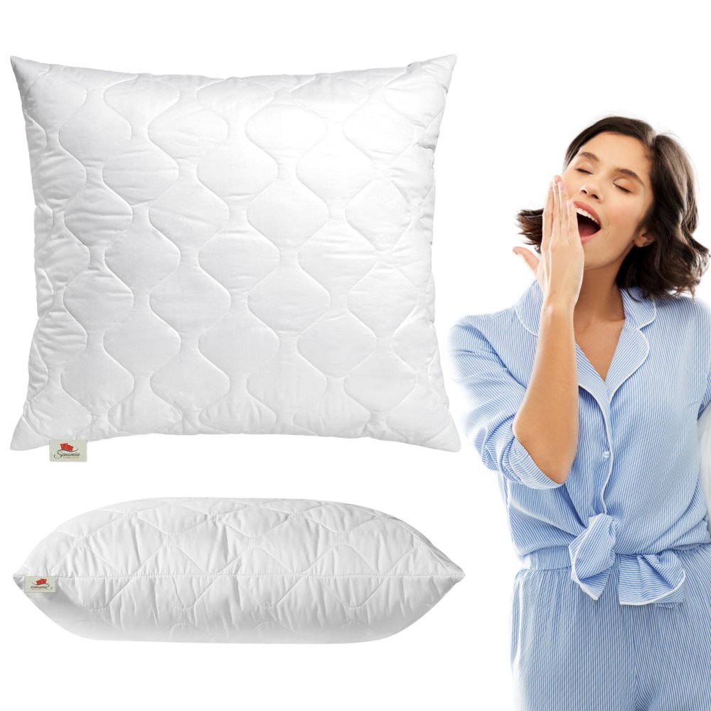 Poduszka antyalergiczna pikowana zamek Poduszka antyalergiczna pikowana zamek 70x80