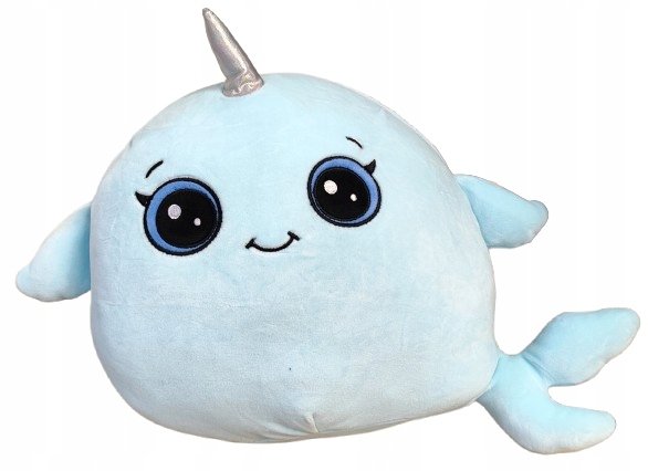 ELEFUN ROUNDY PLUSZ TOY Miękki rozciągliwy pluszak NIEBIESKI