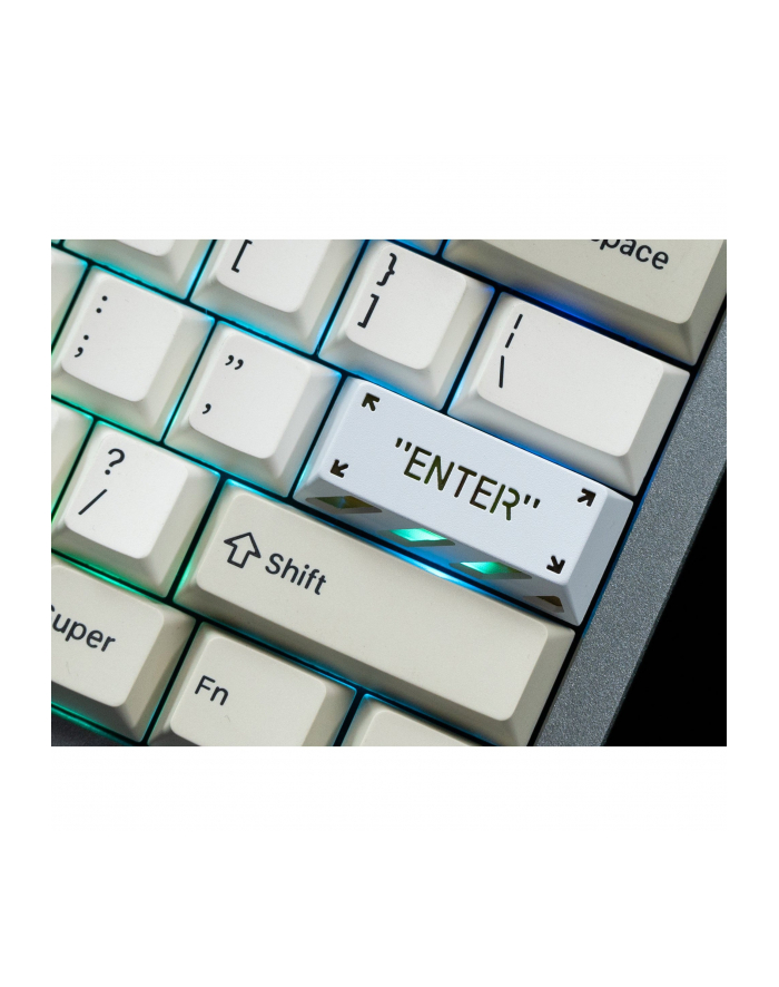 Keychron Enter Aluminum Alloy Artisan Keycap Kolor: BIAŁY/orange