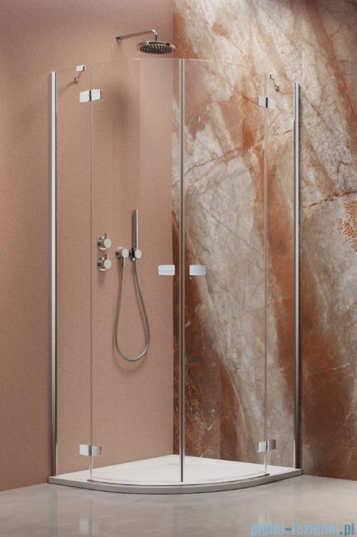 Radaway Fuenta Pdd kabina 90x100cm chrom połysk szkło przejrzyste 1384001-01-01L/1384003-01-01R
