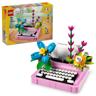 LEGO 31169 Creator 3w1 Maszyna do pisania z kwiatami