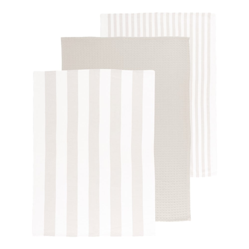 Bawełniane ścierki zestaw 3 szt. 51x74 cm Marra – Tiseco Home Studio