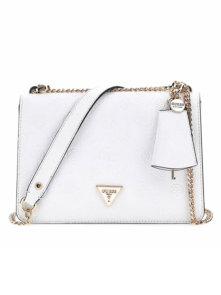 Guess Torebka w kolorze białym - 26 x 18 x 6 cm