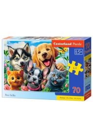 Puzzle 70 Pets Selfie CASTOR