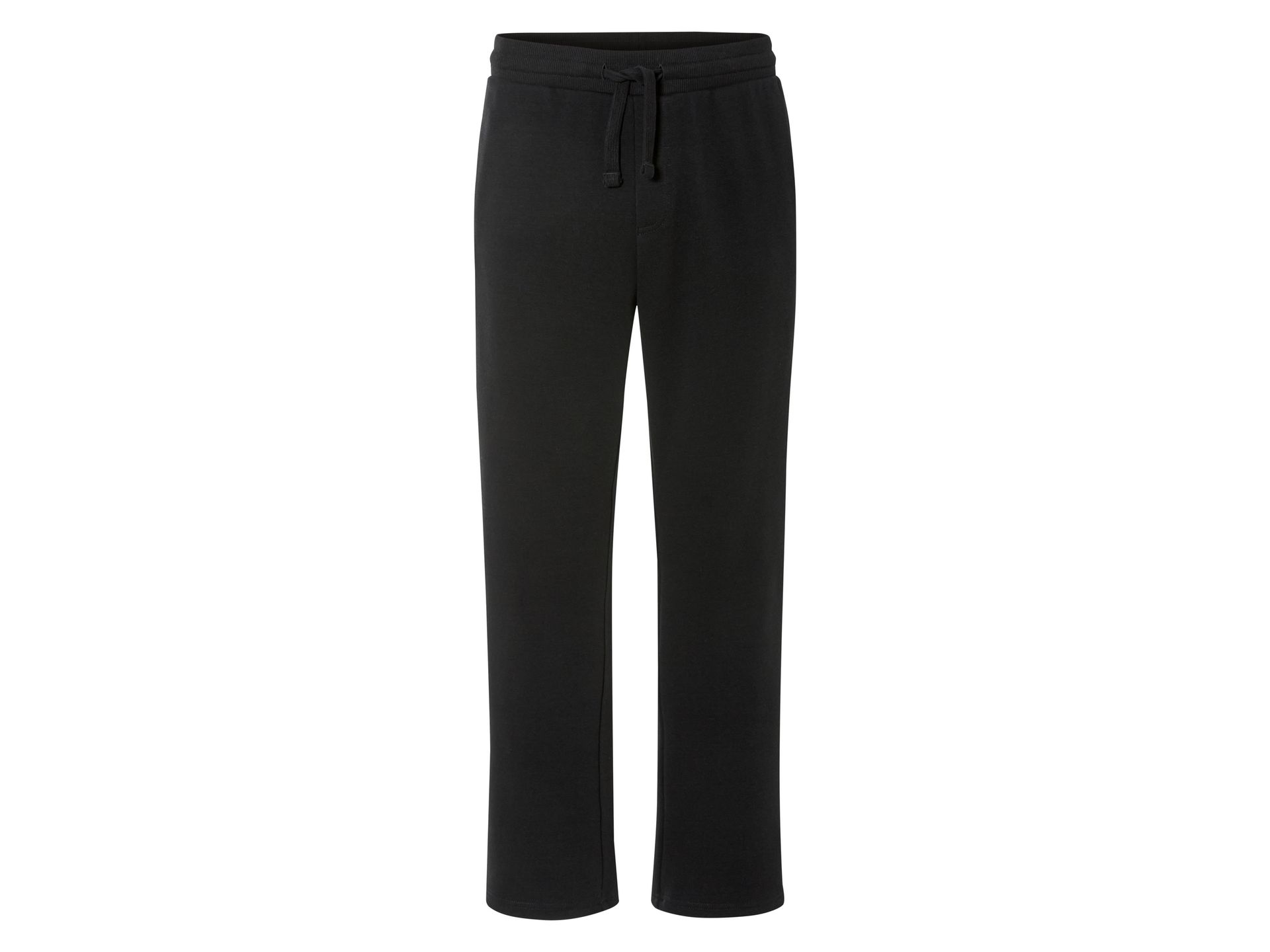LIVERGY® Spodnie dresowe męskie z polarem (S (44-46), Czarny)