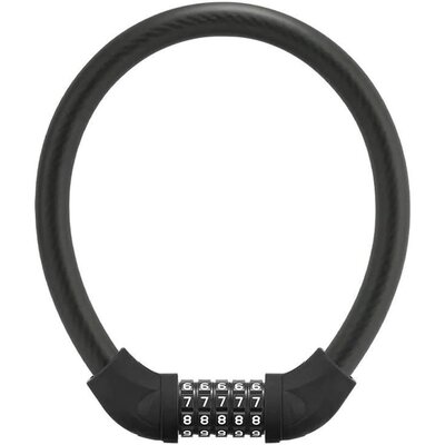 Zapięcie rowerowe ROCKBROS RKS570-BK Linka Czarny