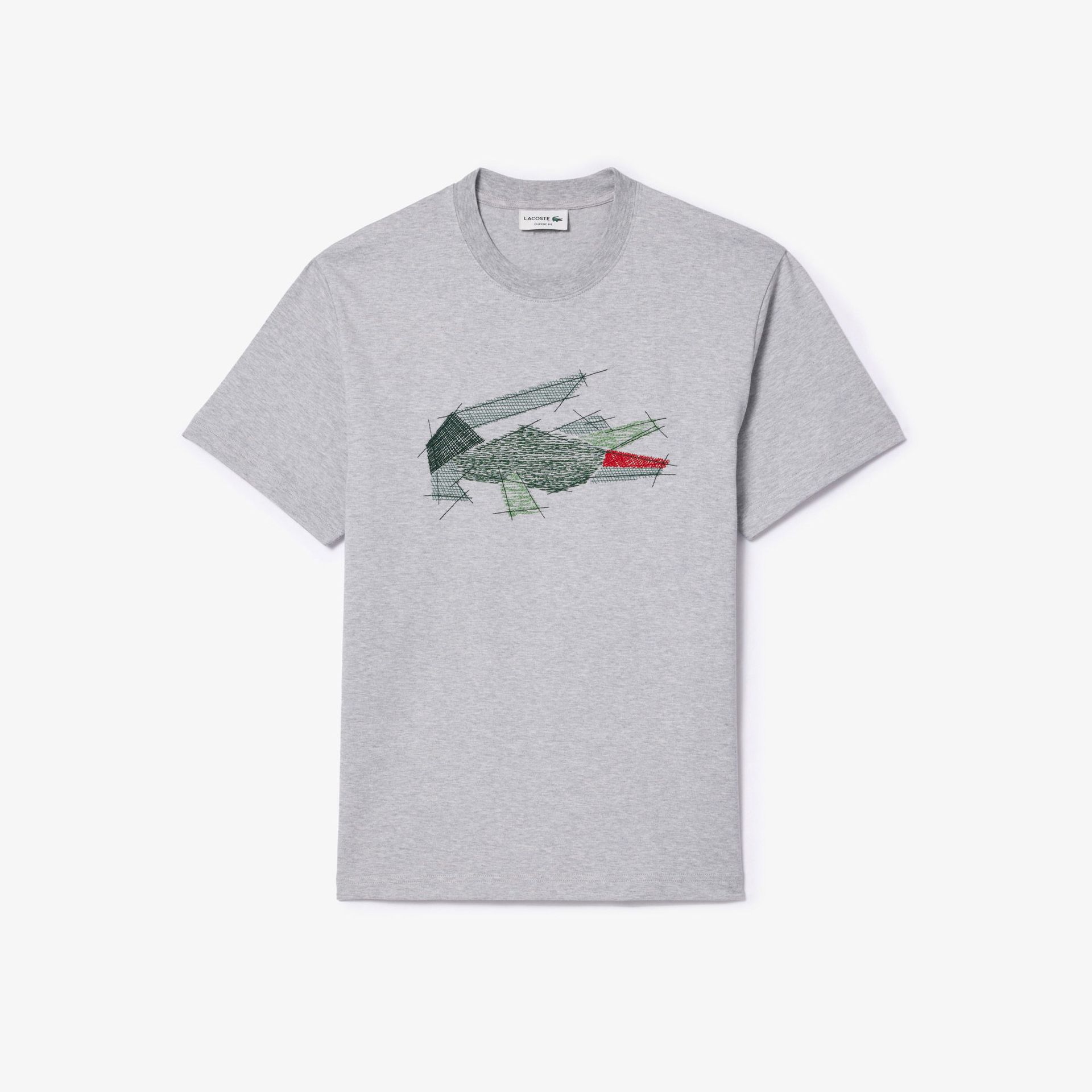 Lacoste koszulka z bawełnianego dżerseju o klasycznym kroju