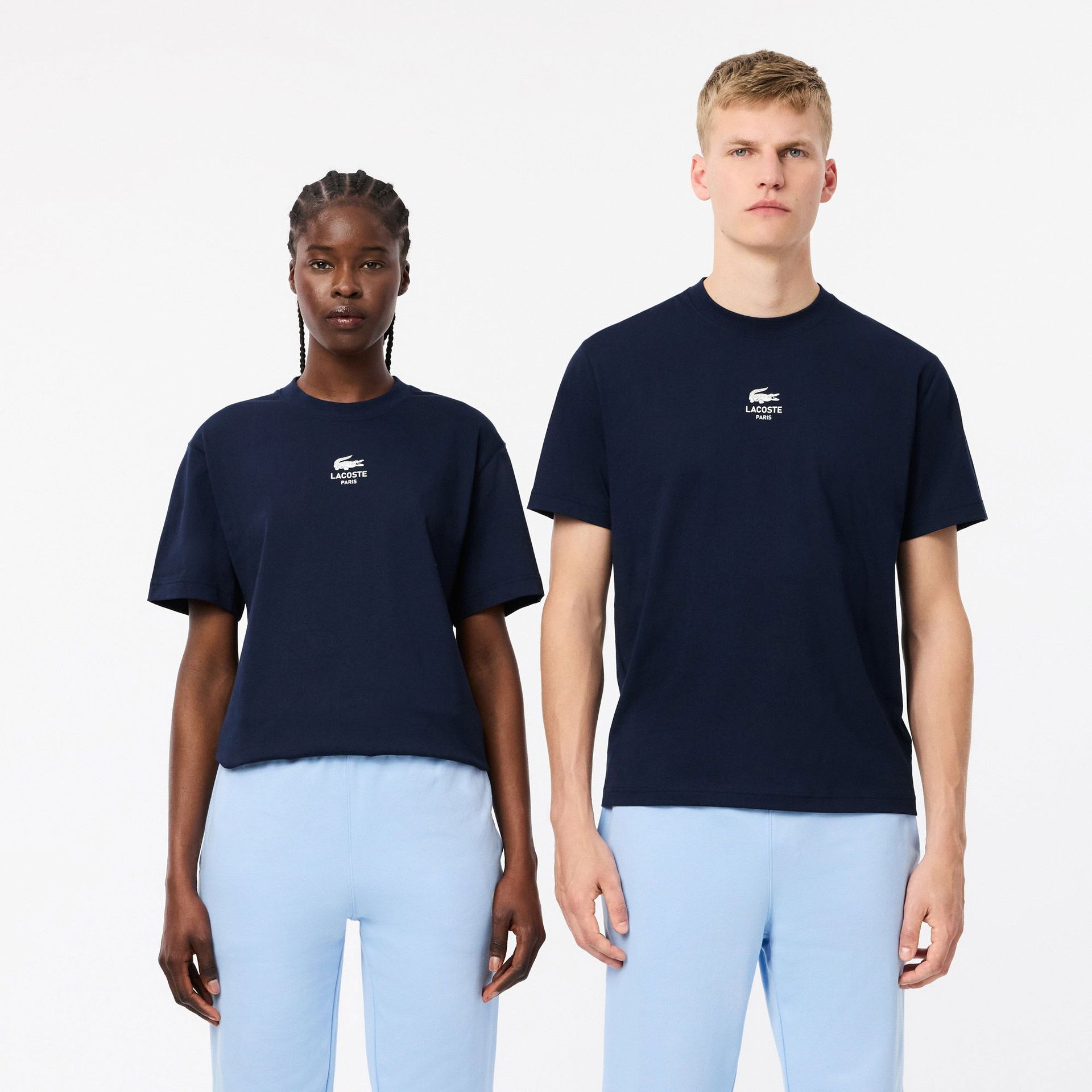 Lacoste koszulka z bawełnianego dżerseju o klasycznym kroju