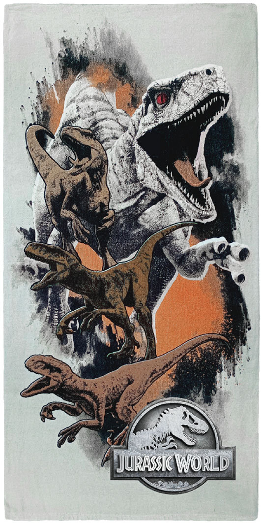 Ręcznik kąpielowy JURASSIC WORLD T-REX DINOZAUR 70cm x 140cm