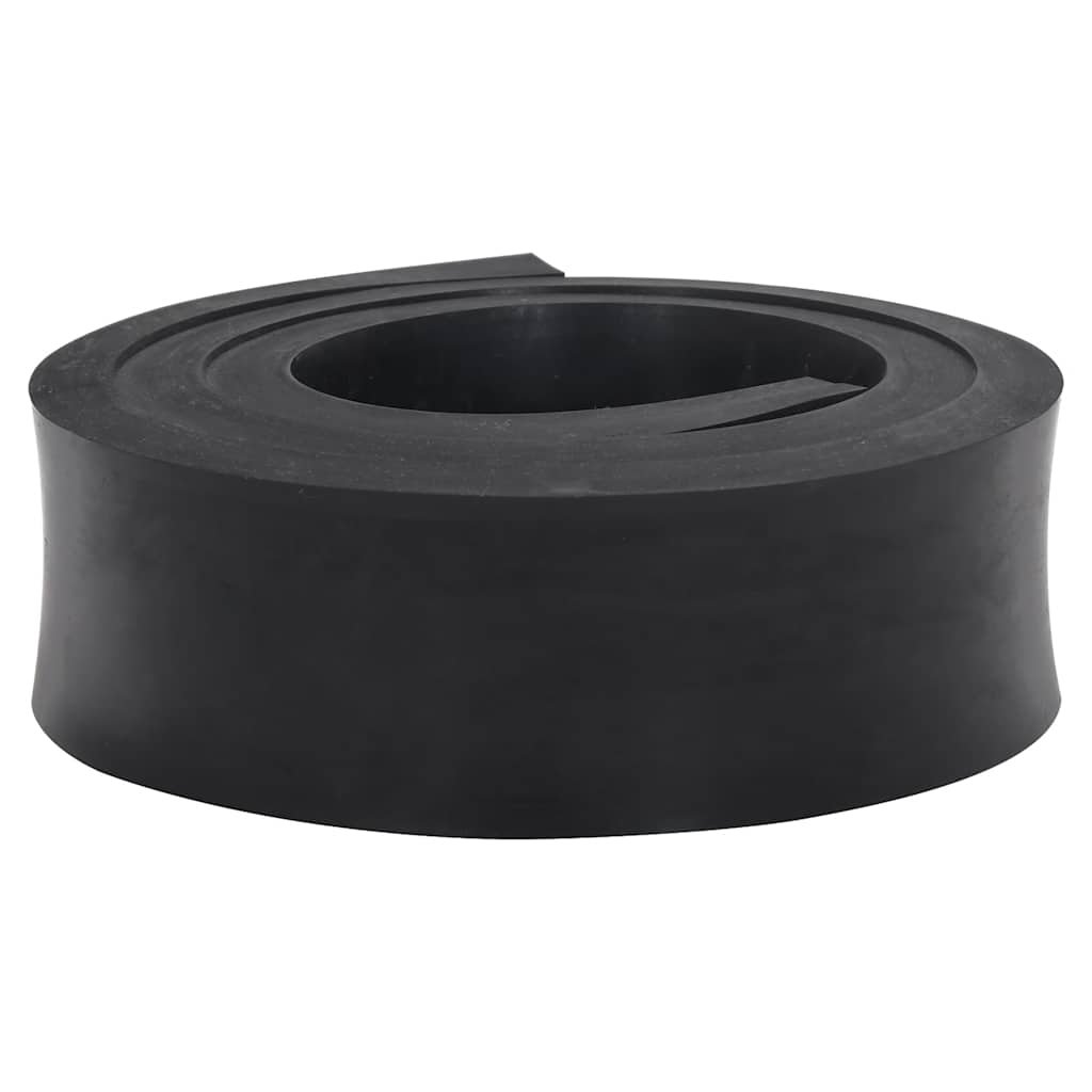 vidaXL Gumowa krawędź do pługa śnieżnego czarna 180x8x2 cm