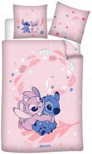 POŚCIEL DZIECIĘCA 140X200 LILO i STITCH DISNEY LICENCJA STICZ ORYGINALNA