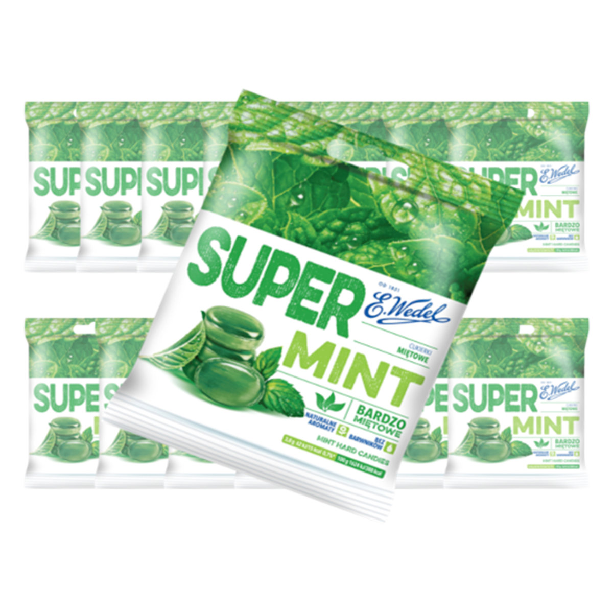 Cukierki Super Mint miętowe E.Wedel 1,44 kg (16 szt. x 90 g) E.Wedel