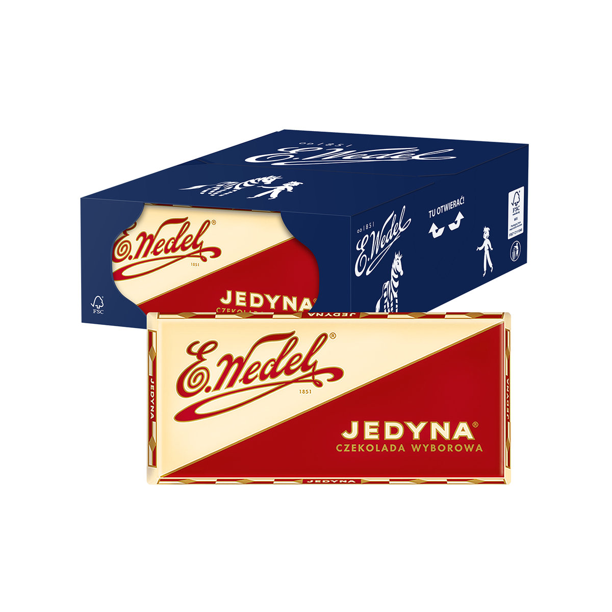 20 x Czekolada Jedyna 100 g E.Wedel