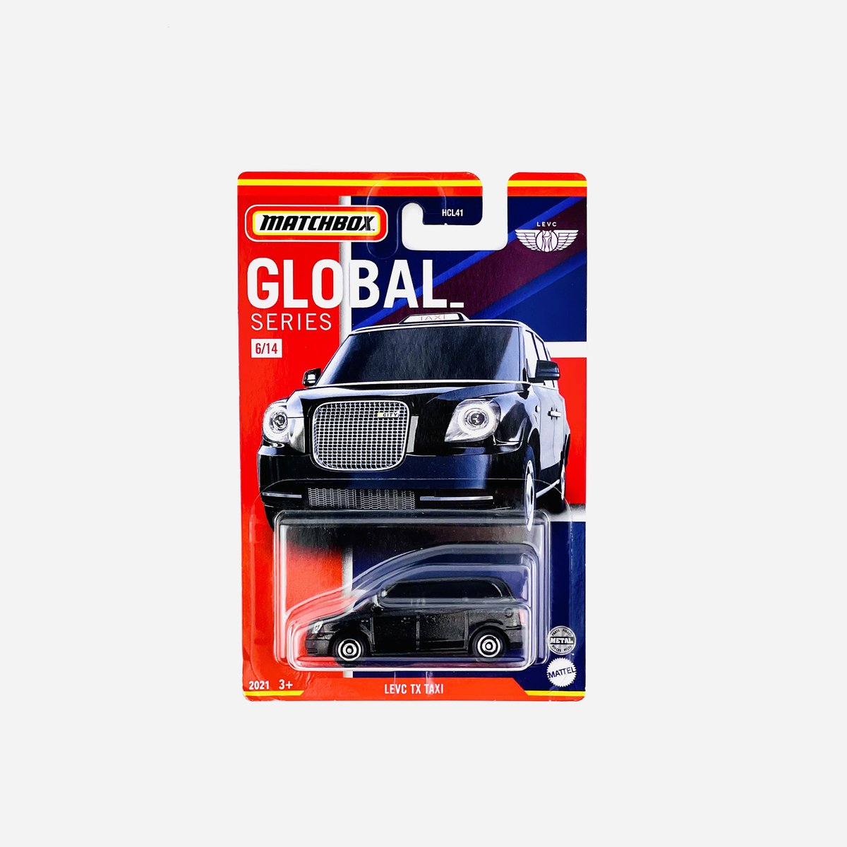 Levc TX Taxi - Global Series Matchbox 1:64