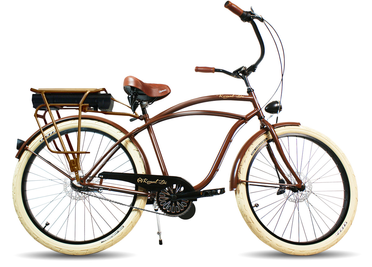 Rower Elektryczny Miejski Cruiser Brownie 28 E-Bike