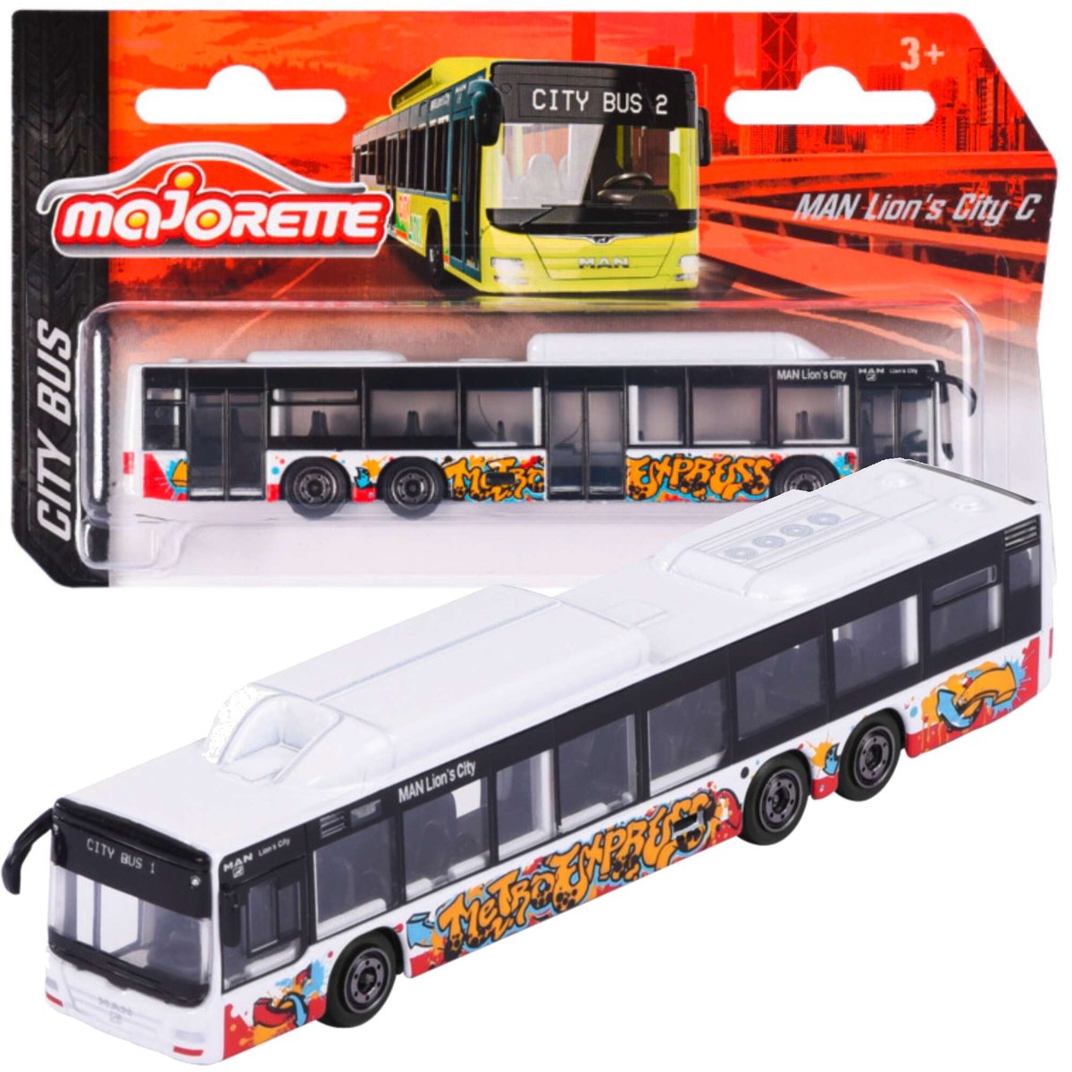 Pojazd miejski MAN Lion's City C Biały Autobus