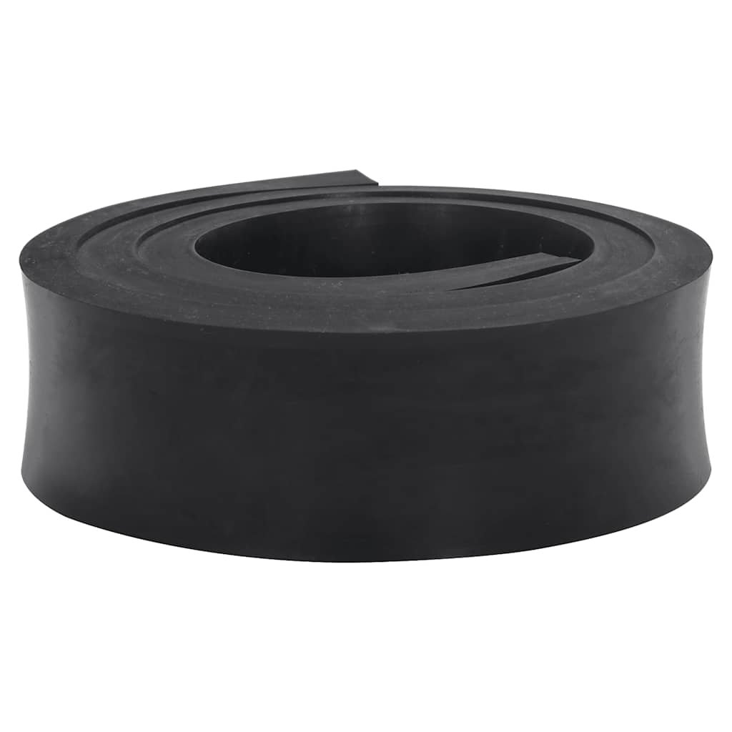 vidaXL Gumowa krawędź do pługa śnieżnego czarna 180x10x2 cm