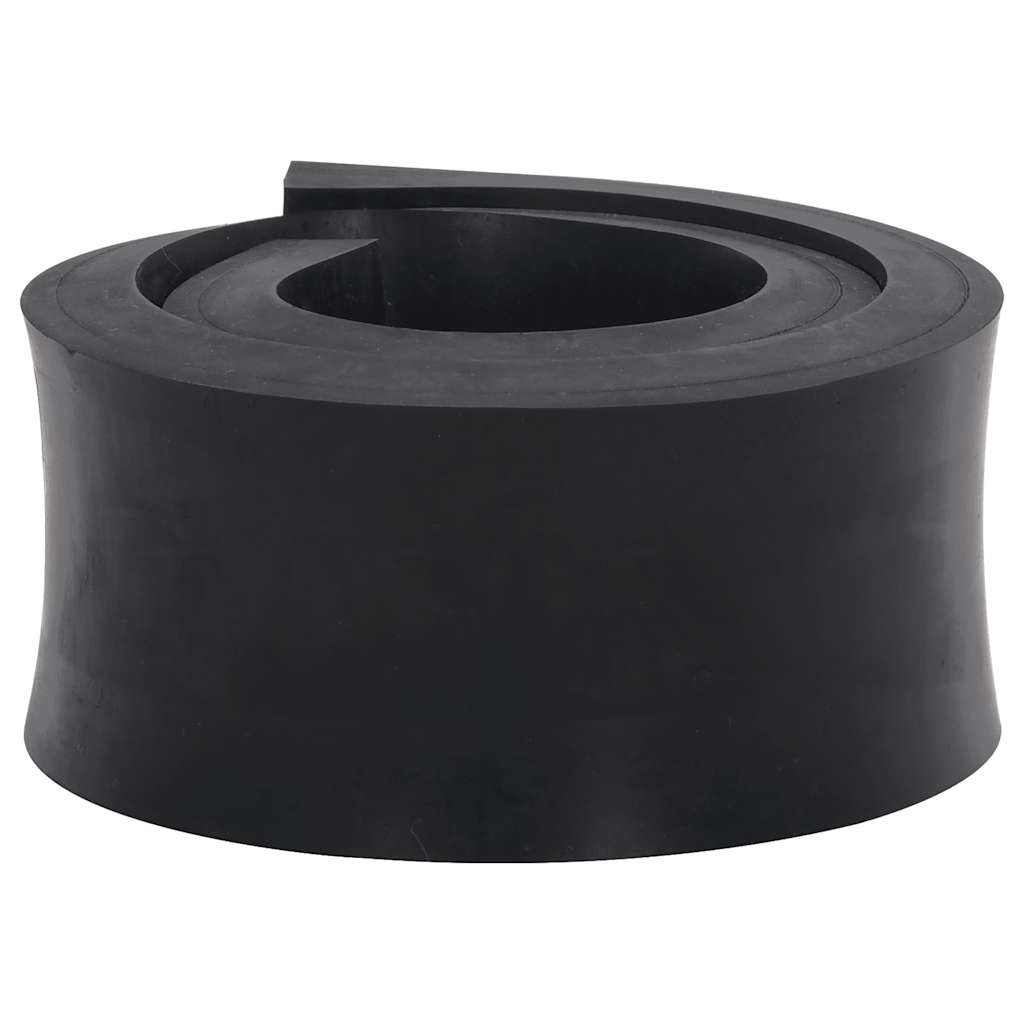vidaXL Gumowa krawędź do pługa śnieżnego czarna 120x10x2 cm