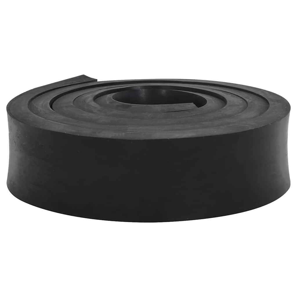 vidaXL Gumowa krawędź do pługa śnieżnego czarna 300x10x2 cm
