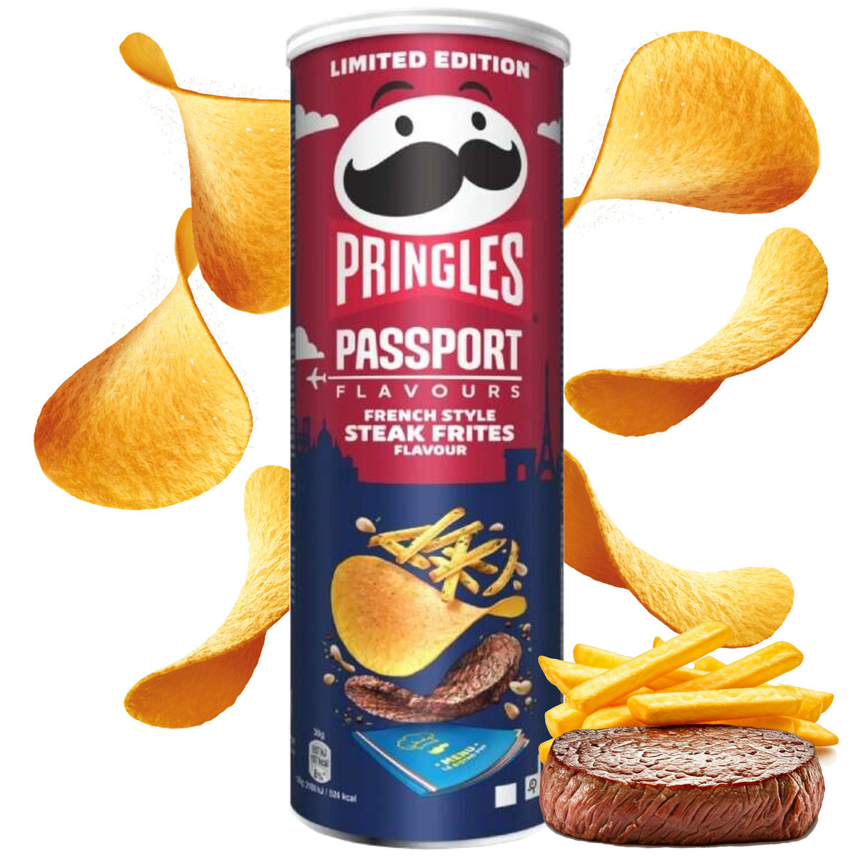 Chipsy ziemniaczane stek z frytkami Pringles French Style Steak Frites 165g