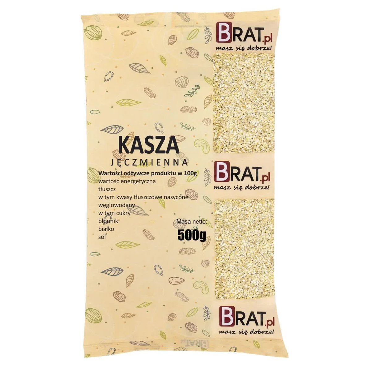 Kasza JĘCZNIENNA Średnia 500g Wysoka JAKOŚĆ Produkt NATURALNY
