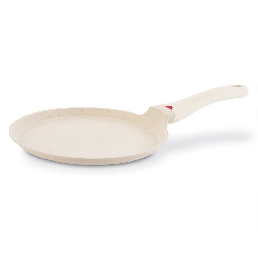 Patelnia do naleśników na indukcję Non Stick 28 cm Beżowa