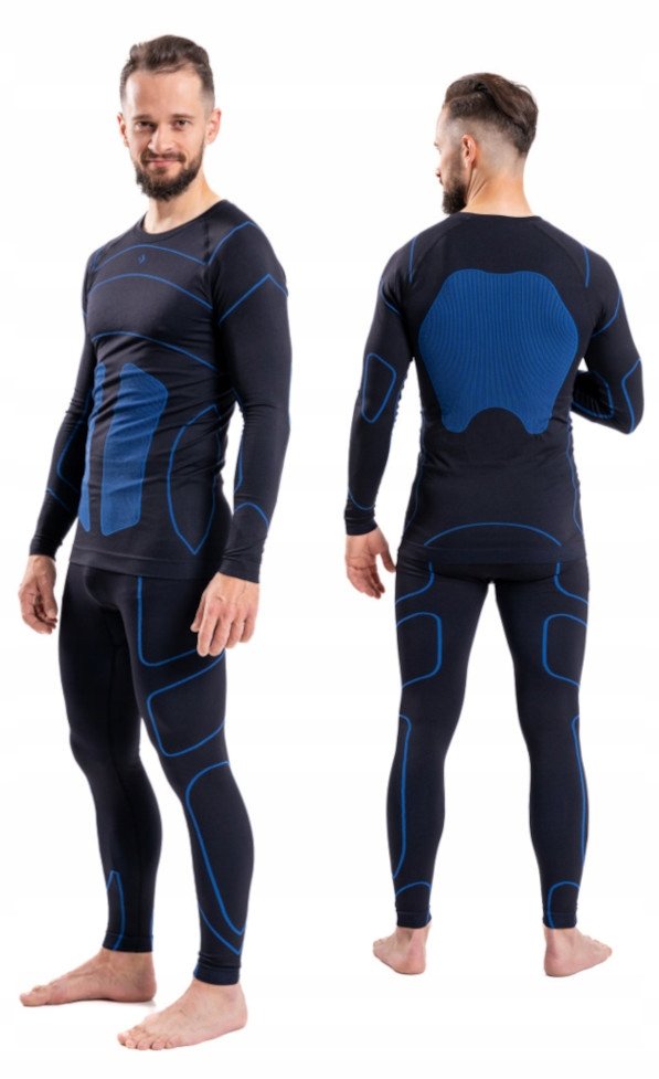 Męska bielizna termoaktywna komplet Moraj KMT4500-001+KMT3500-001 M