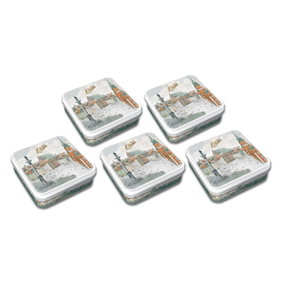 Ptasie Mleczko Waniliowe - Zestaw 5 x 340 g E.Wedel