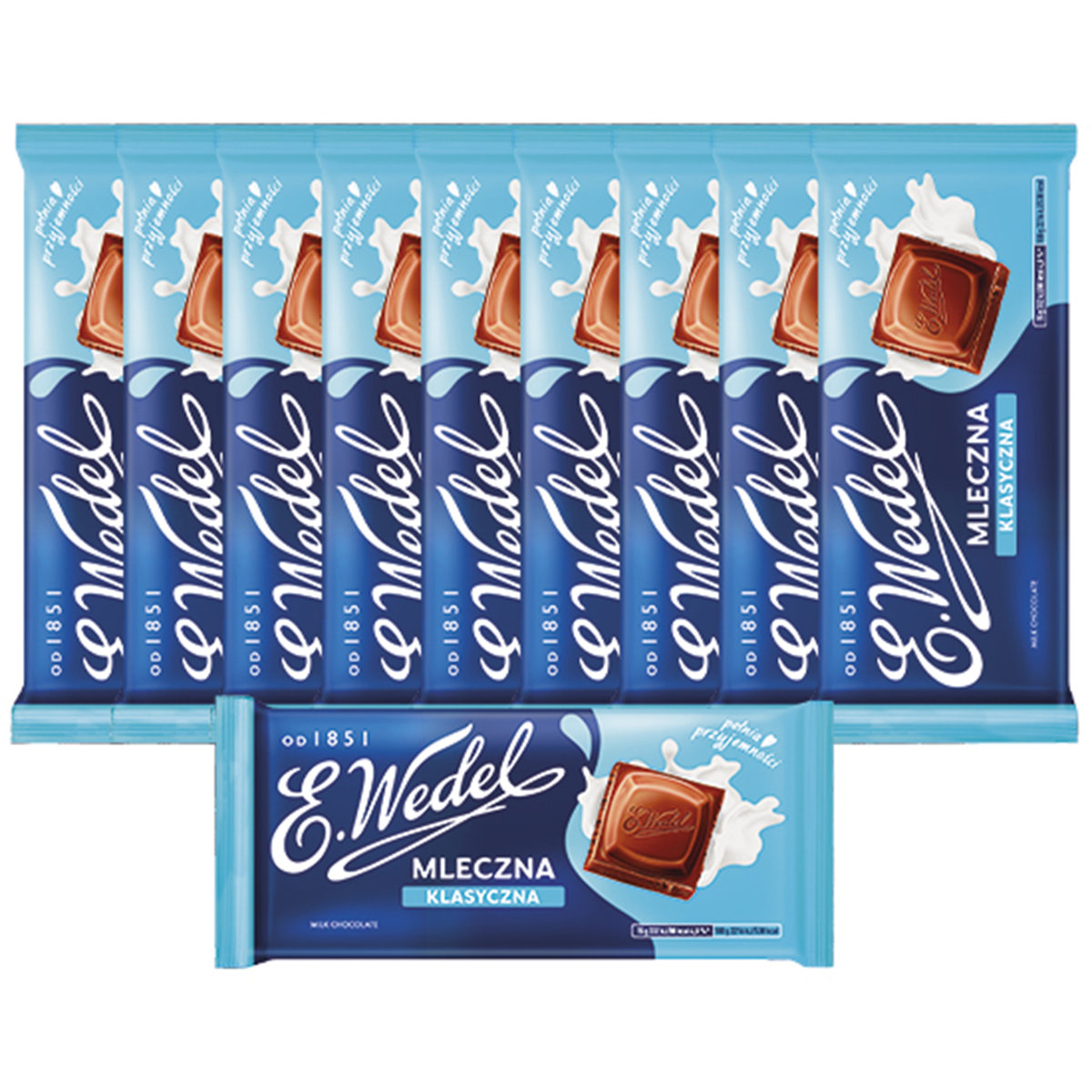 Czekolada Mleczna Klasyczna E.Wedel (10 szt. x 90 g) E.Wedel