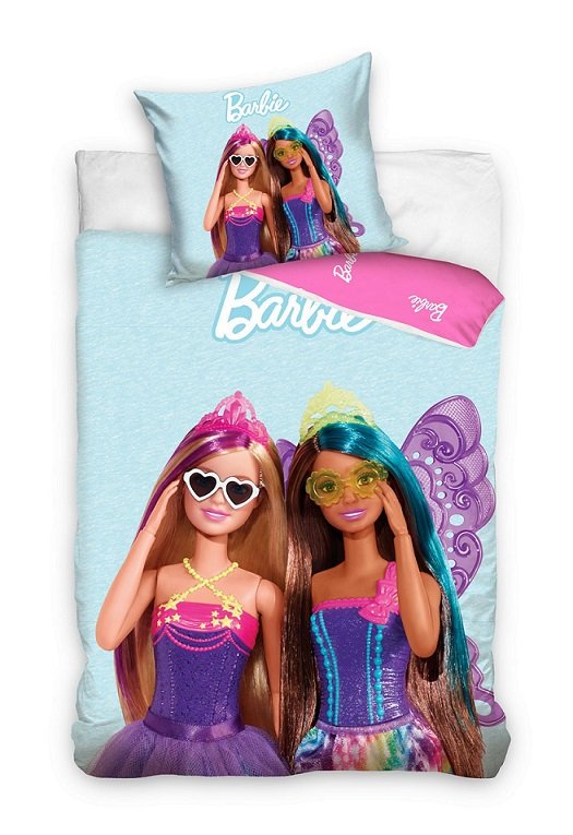 Komplet pościeli 140x200cm BARBIE WRÓŻKA