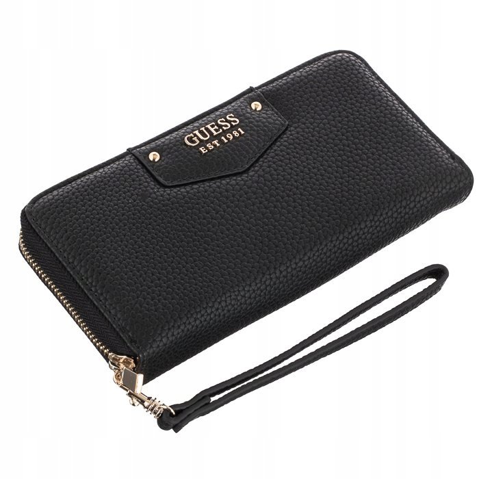 GUESS duży portfel damski Eco Brenton SLG black