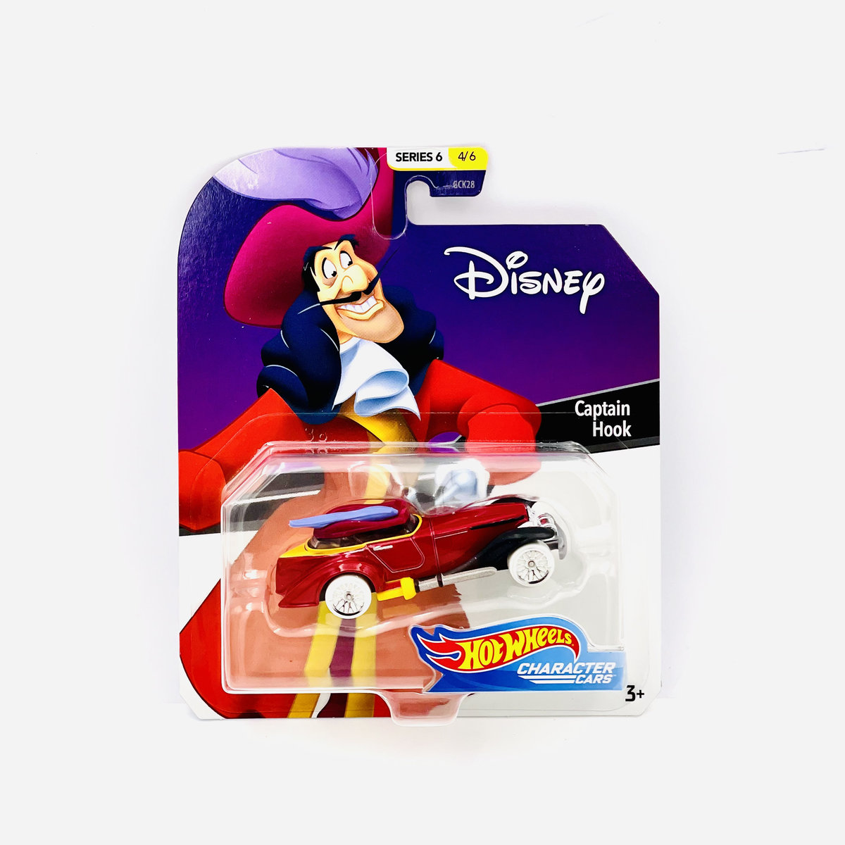 Captain Hook - Disney Character Cars Hot Wheels 1:64