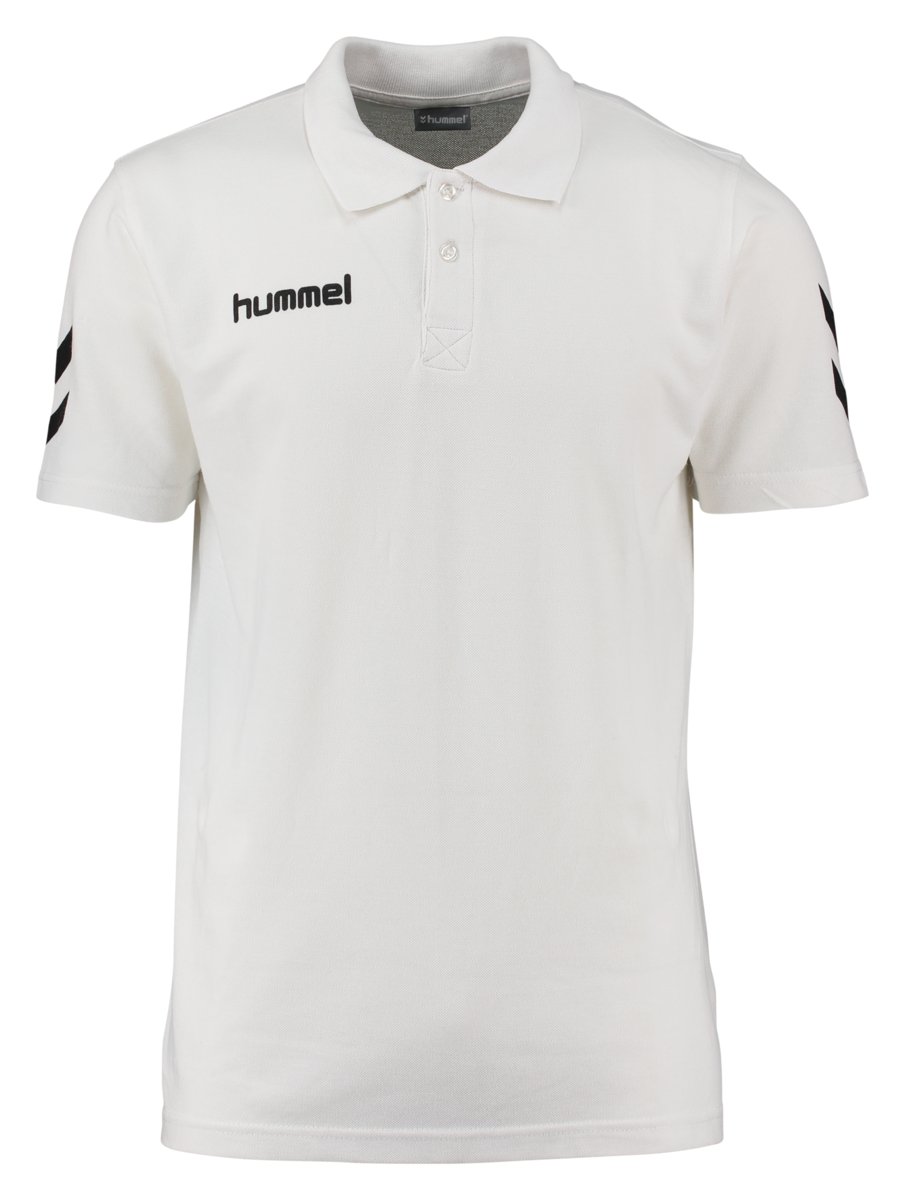 Koszulka polo Hummel CORE COTTON POLO biała rozmiar 164/176