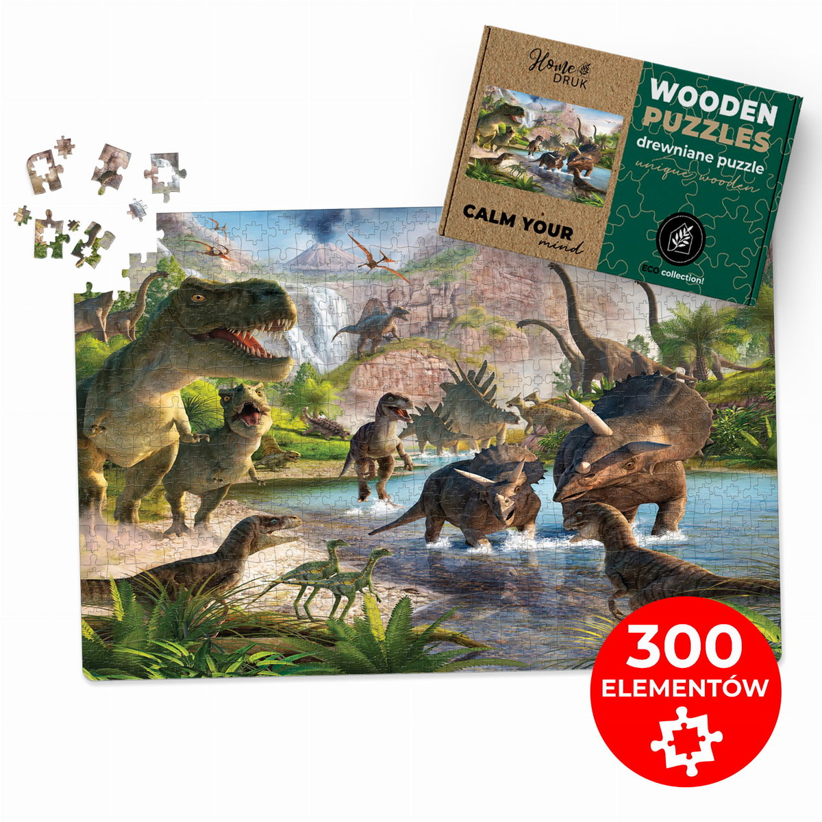 PUZZLE DREWNIANE DOUBLE Z TWOJEGO ZDJĘCIA NA PREZENT 300 elementów 60x40cm