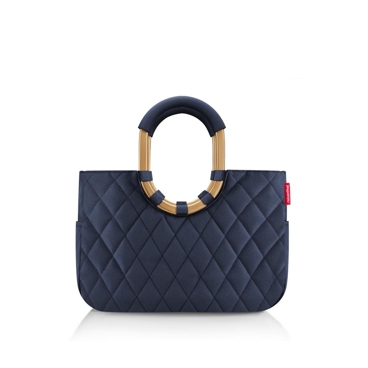 Torba LOOPSHOPPER M FRAME, rhombus midnight gold, Reisenthel
