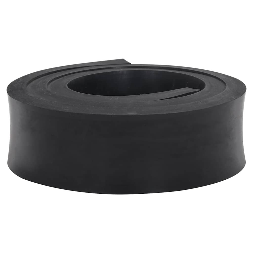 vidaXL Gumowa krawędź do pługa śnieżnego czarna 150x8x2 cm