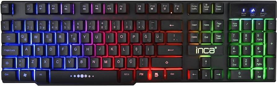 Klawiatura Przewodowa Inca IKG-446 QWERTY