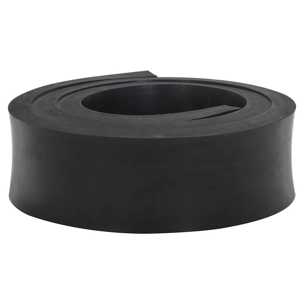 vidaXL Gumowa krawędź do pługa śnieżnego czarna 200x10x2 cm