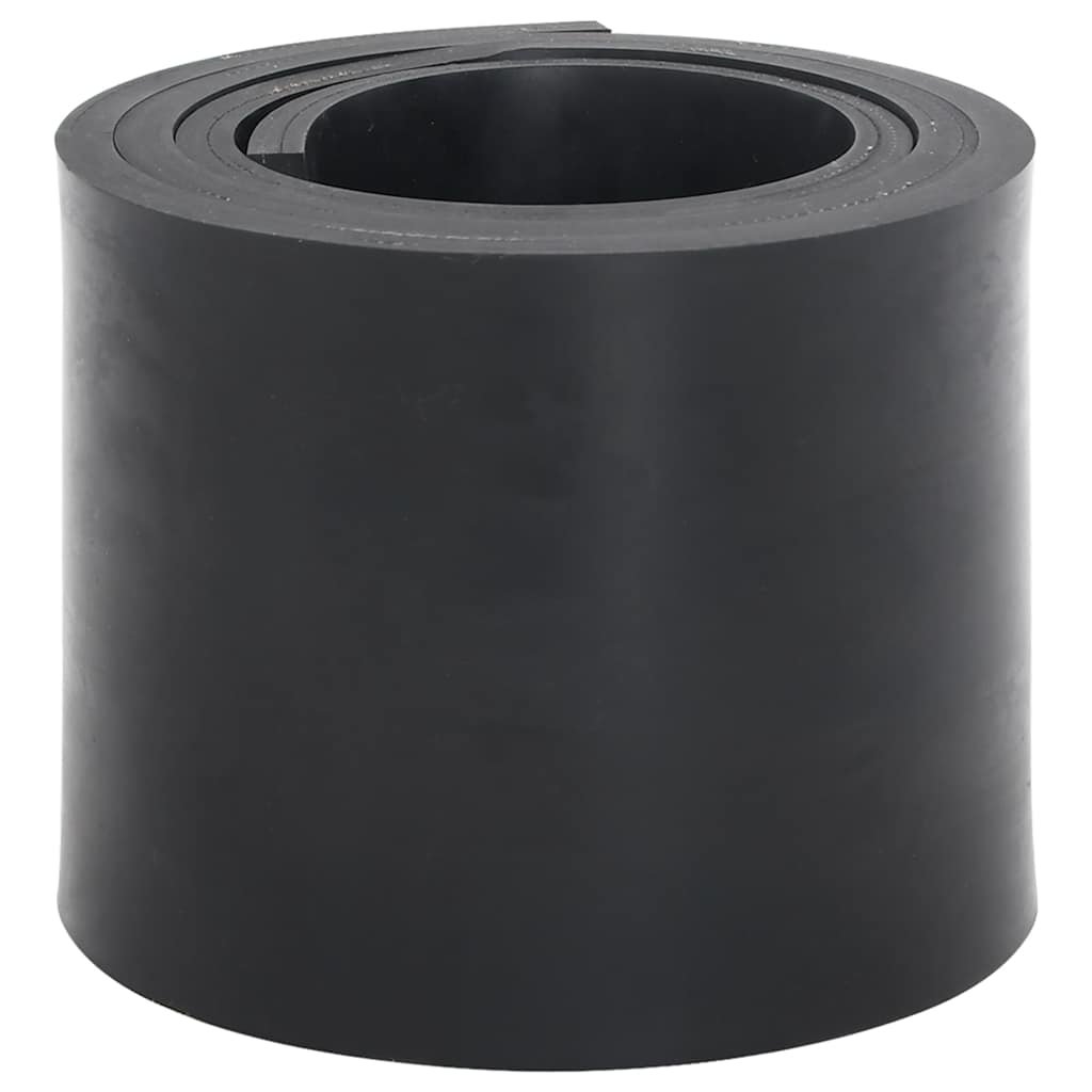 vidaXL Gumowa krawędź do pługa śnieżnego czarna 200x15x1 cm