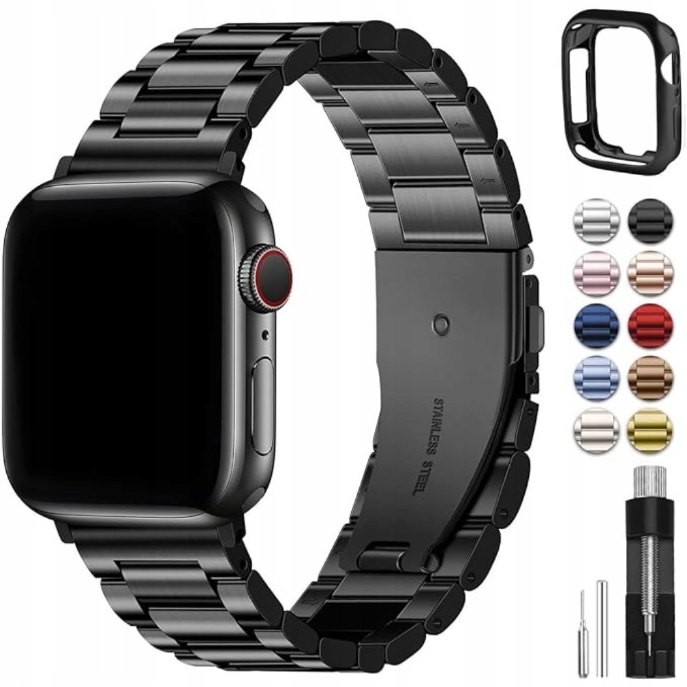 Fullmosa Pasek do Apple Watch - Metalowy do iWatch SE, Ultra/Ultra 2 1-10