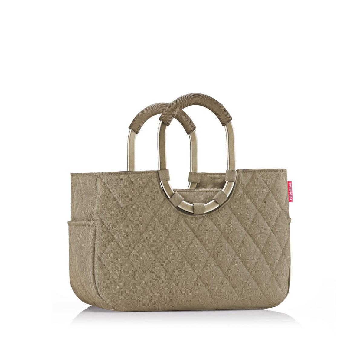 Torba LOOPSHOPPER M FRAME, rhombus olive, Reisenthel