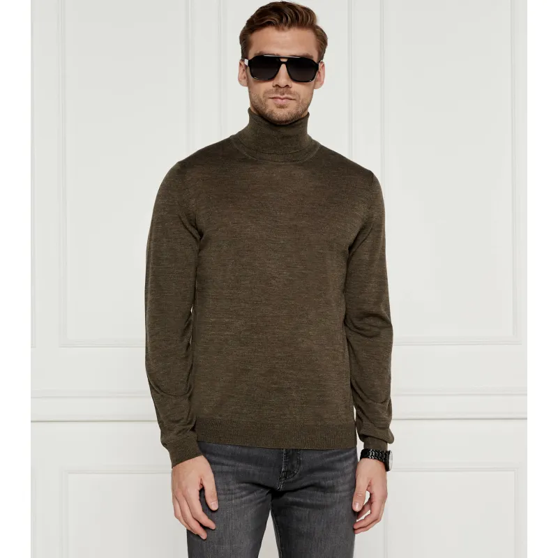 BOSS BLACK Wełniany golf Musso-P Slim Fit